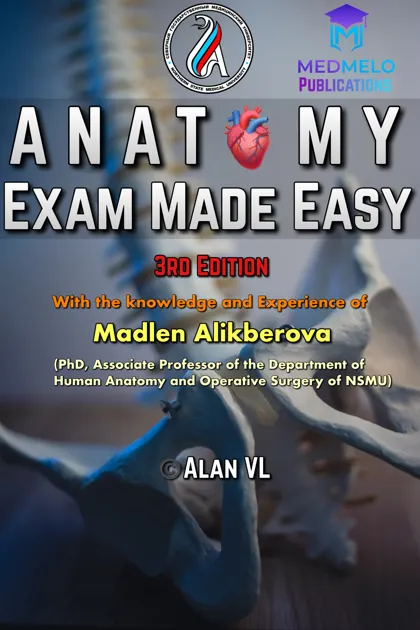 Anatomy Exam Made Easy, Medmelo Publications textbook cover