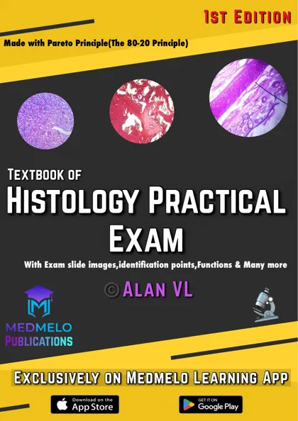 Histology Practical Exam, Medmelo Publications textbook cover