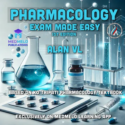 Pharmacology Exam Made Easy, Medmelo Publications textbook cover